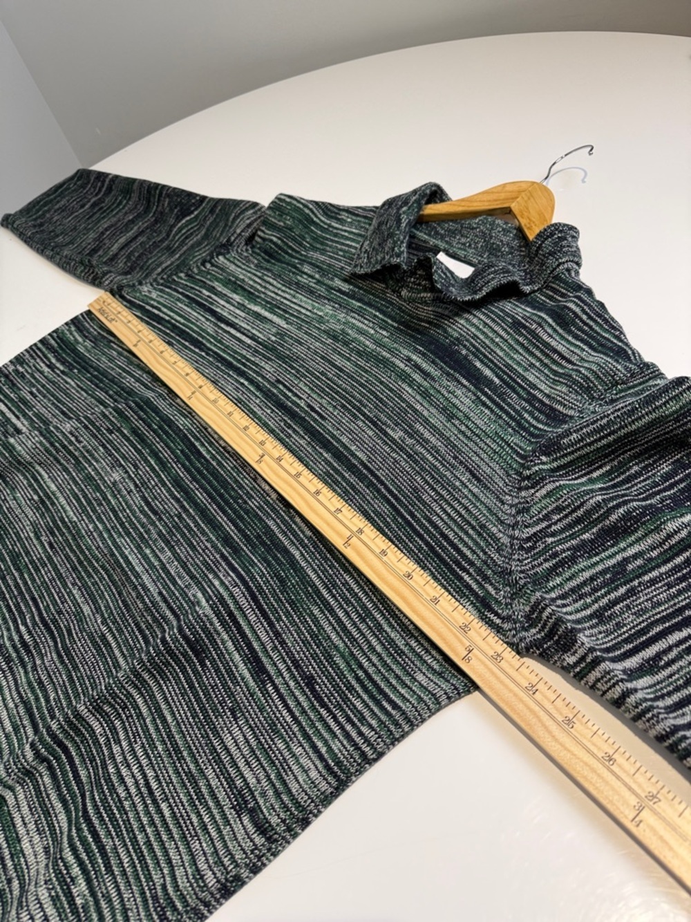 Norse Projects Vester Mouline Polo Bottle Green Size Large - Picture 5 of 7
